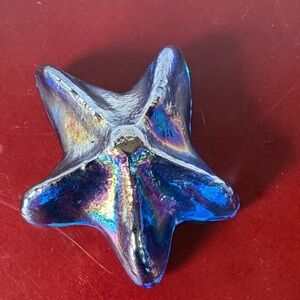 Iridescent Star-Shaped Sculpture
